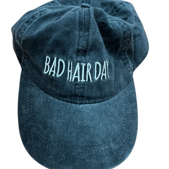 Accessories - Bad Hair Day Black Denim Cap